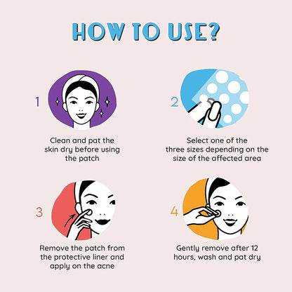 Pimple Patches – Hydrocolloid & Tea Tree Oil for Acne