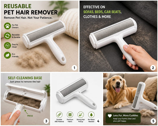 FurFree Home™ Pet Hair Removal Kit