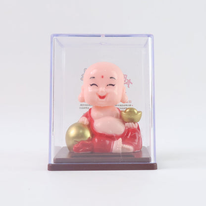 Solar Buddha Moving Head Statue