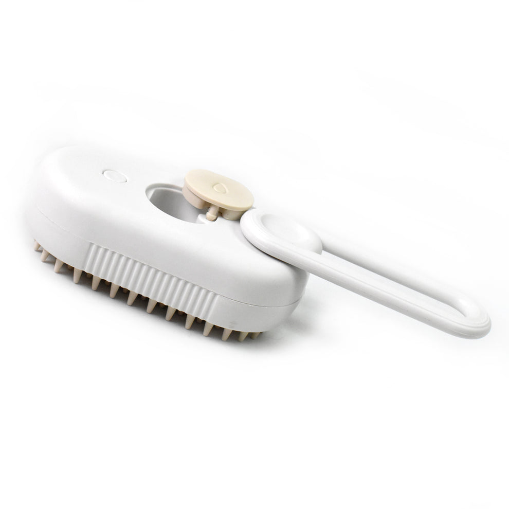 Electric Pet Steam Brush – Hair Removal & Massage