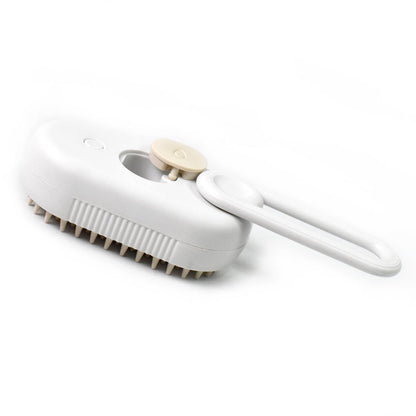 Electric Pet Steam Brush – Hair Removal & Massage
