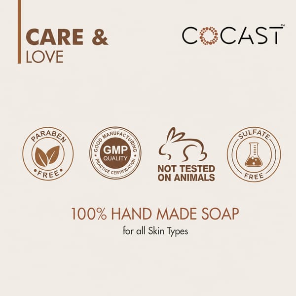 Sandal Saffron Herbal Bathing Soap – Traditional Luxury for Skin