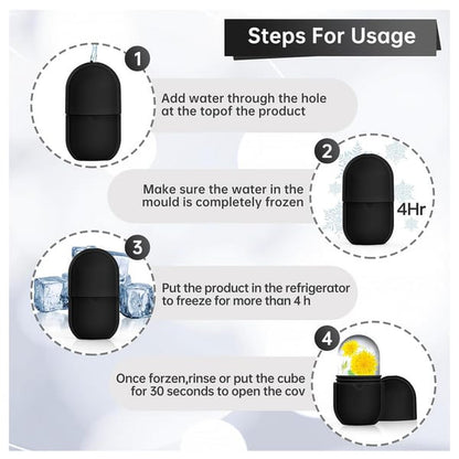 Ice Roller for Face – Reusable Facial Massager & Eye Relief