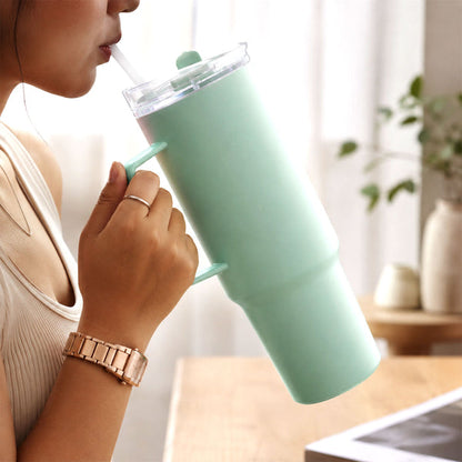 Travel Tumbler 1800 ML with Handle and Straw Lid for Gym and Office (1 Pc)